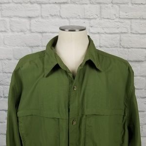 GSX Nylon Long Sleeve Vented Shirt Sz L